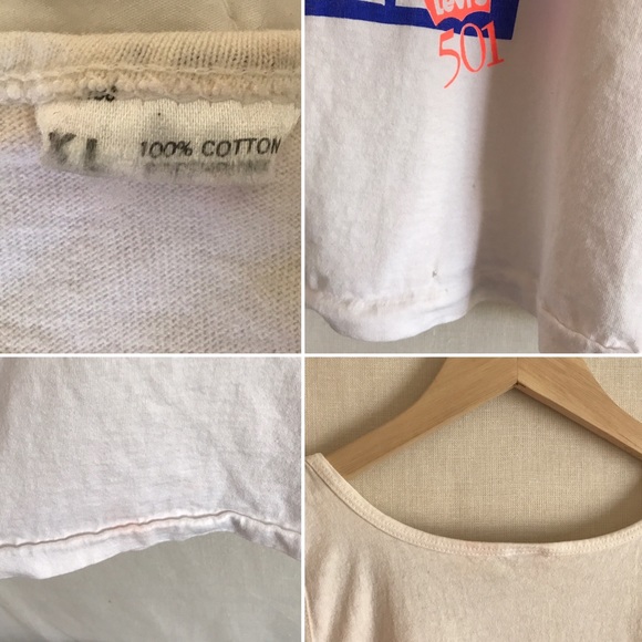 Vintage Levi’s Button Your Fly Tank Top Retro XL - Picture 6 of 6